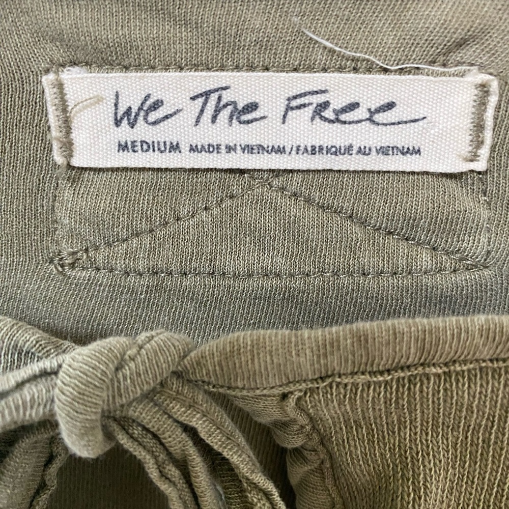 We The Free Sage Green Boho Blouse - Picture 6 of 10